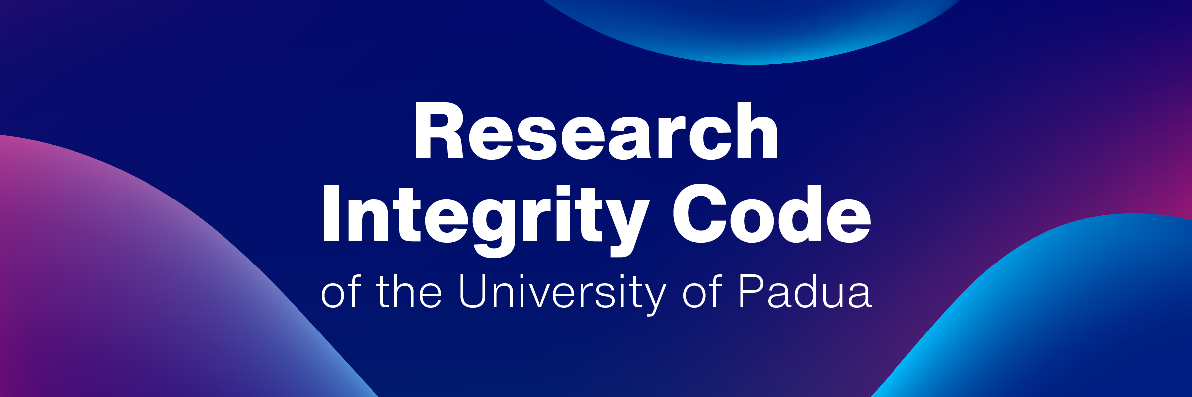 Research Integrity Code of the University of Padua