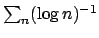 $\sum_n (\log n)^{-1}$