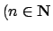 $(n \in {\bf N}$