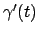 $\gamma'(t)$