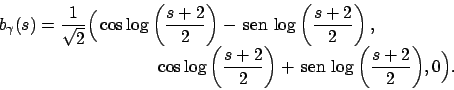 \begin{displaymath}
\renewcommand {\arraystretch}{1.5}
\begin{array}{l}
{\dis...
...  \!\log \left( \frac{s+2}{2}\right)},
0 \Big).
\end{array} \end{displaymath}