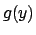 $g(y)$