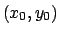 $(x_0,y_0)$
