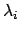 $\lambda _i$