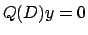 $Q(D)y =0$