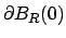 $\partial B_R(0)$