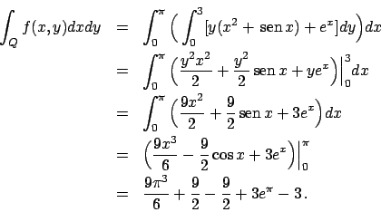 \begin{displaymath}
\renewcommand {\arraystretch}{2}
\begin{array}{lll}
\display...
...9}\over{2}} - {{9}\over{2}} +
3 e^{\pi} - 3 }   .
\end{array}\end{displaymath}