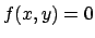 $f(x,y)=0$