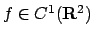 $f\in C^1({\bf R}^2)$