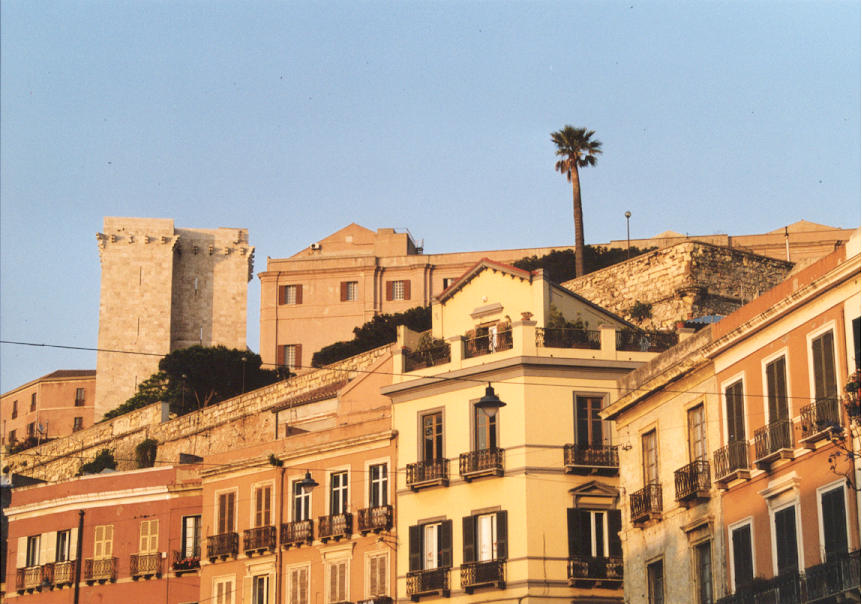 Cagliari, veduta del quartiere Castello