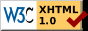XHTML 1.0 Valid!