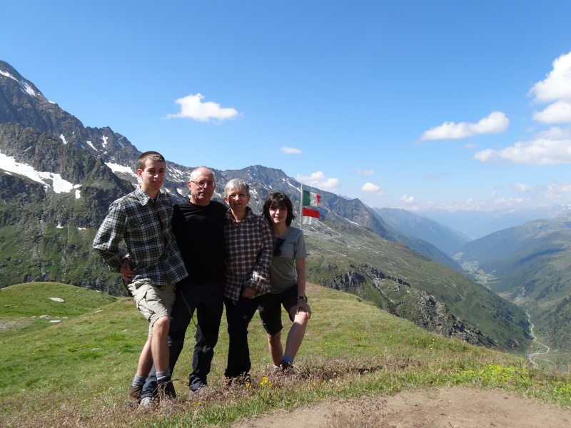 My family on holiday. July 2013.