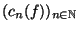 $(c_n(f))_{n \in \mathbb{N}}$